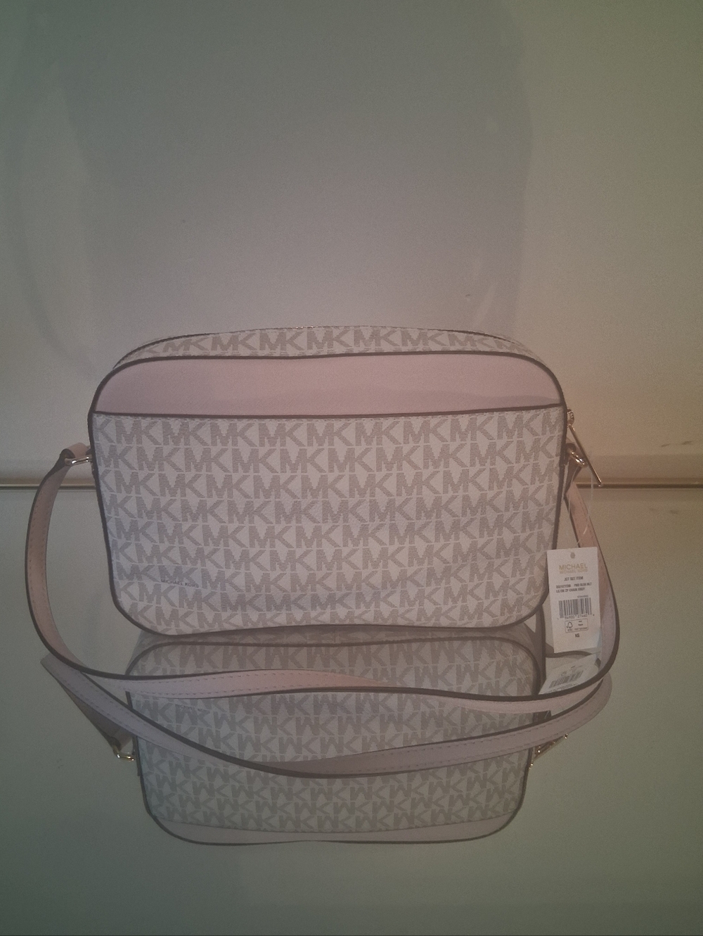 Michael Kors Jet Set Large Logo Crossbody Bag - Picture 7 of 14